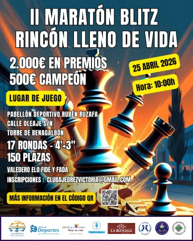 Cartel II MARATÓN BLITZ RINCON LLENO DE VIDA