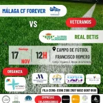 partido solidario entre veteranos del Málaga y Real Betis para visibilizar el autismo
