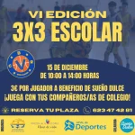 Torneo 3x3 escolar de baloncesto
