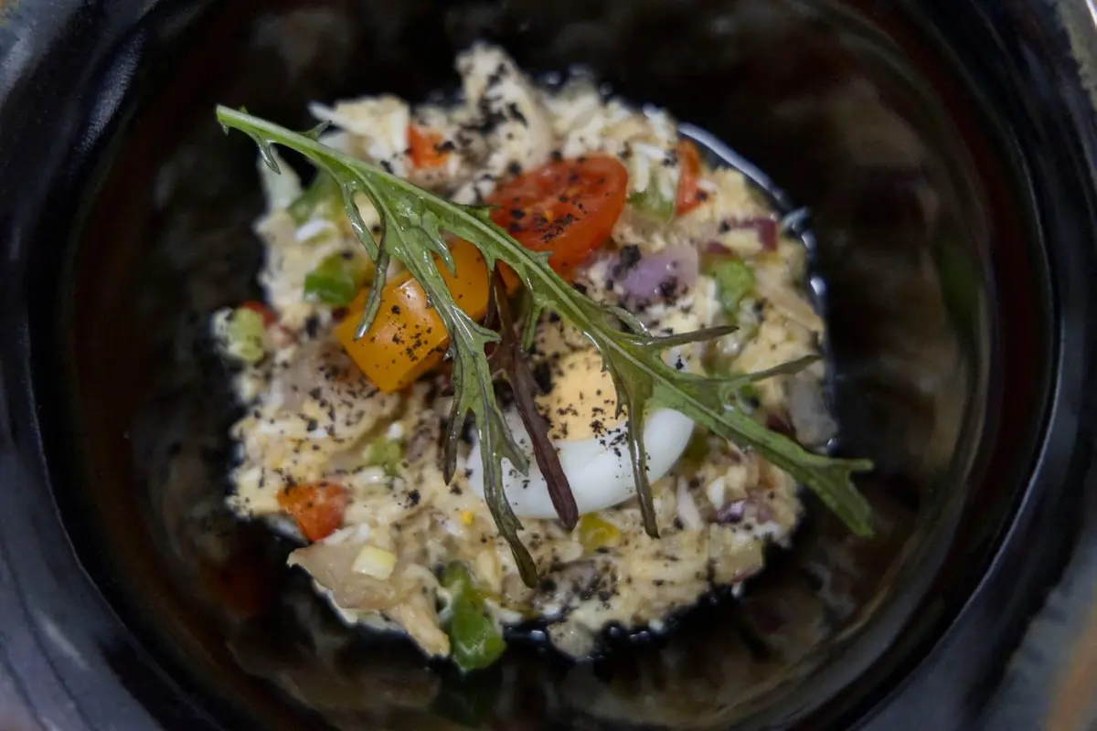 Plato con Boquerón Victoriano en Surtopía