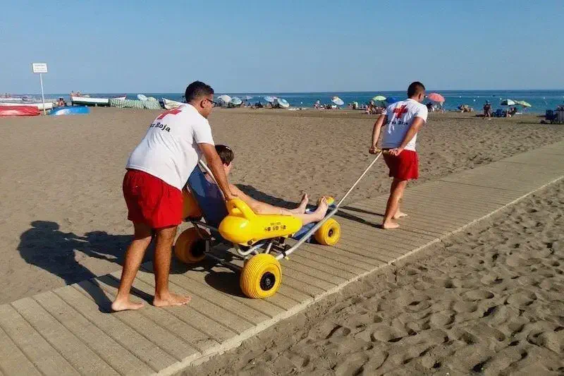 Asistencia en las Playas de Rincón de la Victoria