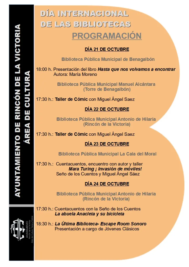 Día Internacional de las Bibliotecas Rincón de la Victoria 2025