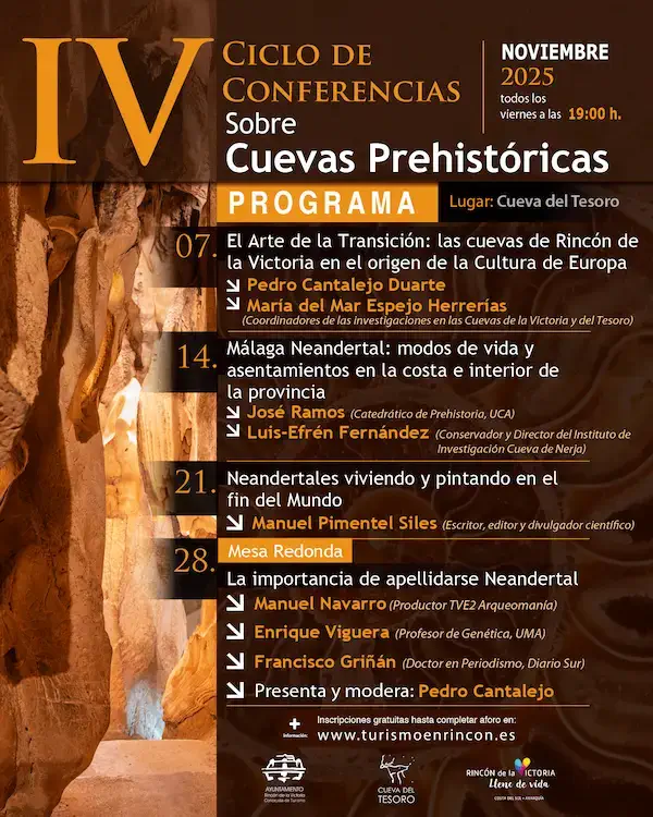 Programa IV Ciclo de Conferencias sobre Cuevas Prehistóricas