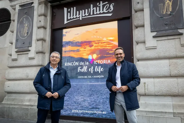 Campaña Rincón de la Victoria en el centro de Londres